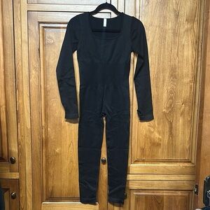 Black Long Sleeve Jumpsuit